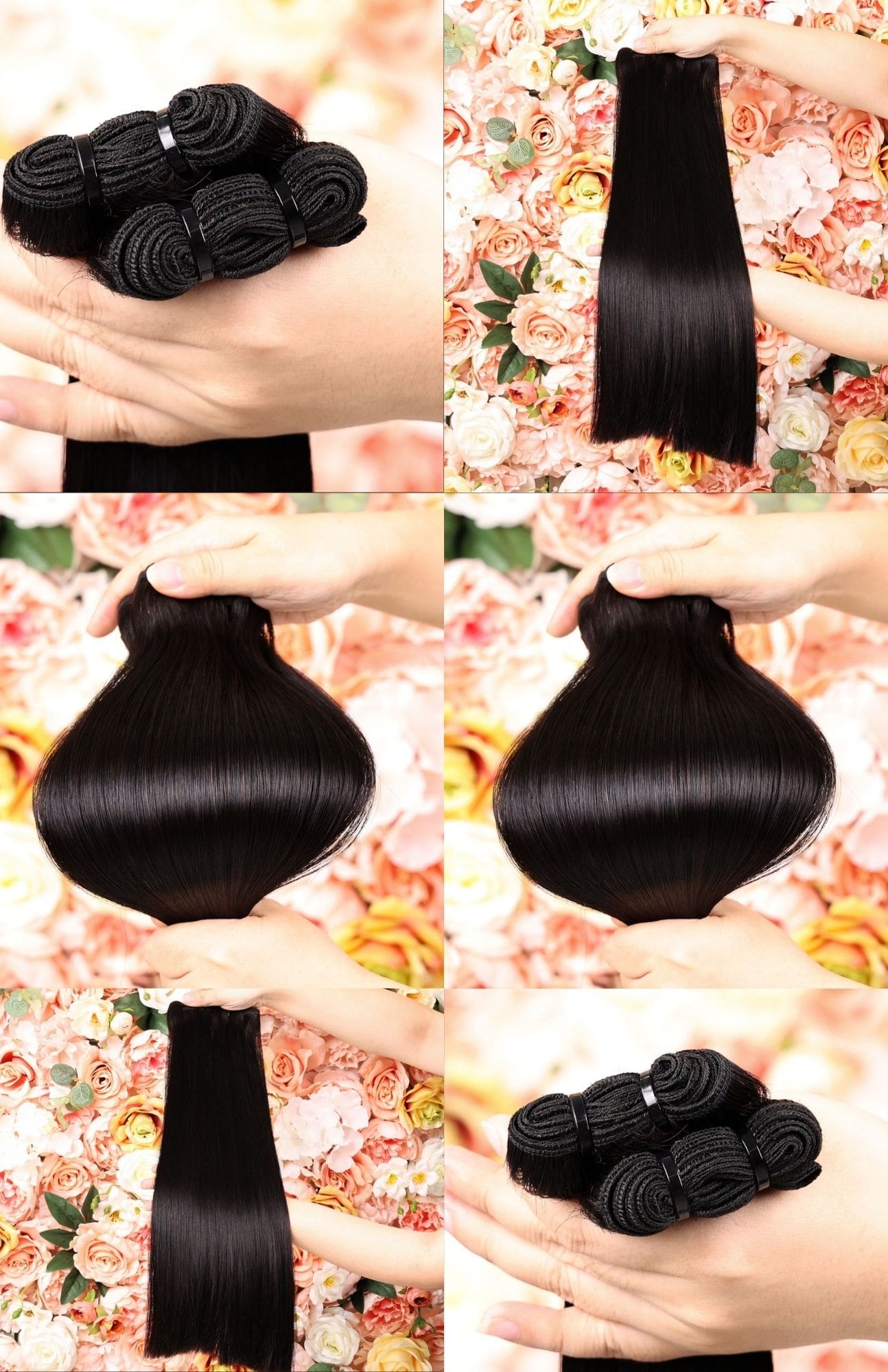 A process of making hair extensions